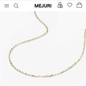 Mejuri chain necklace